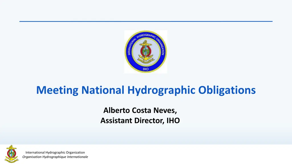 meeting national hydrographic obligations n.w