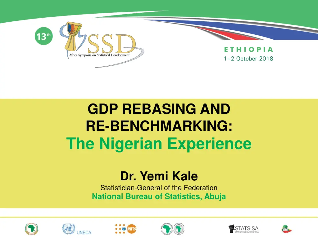gdp rebasing and re benchmarking the nigerian n.w