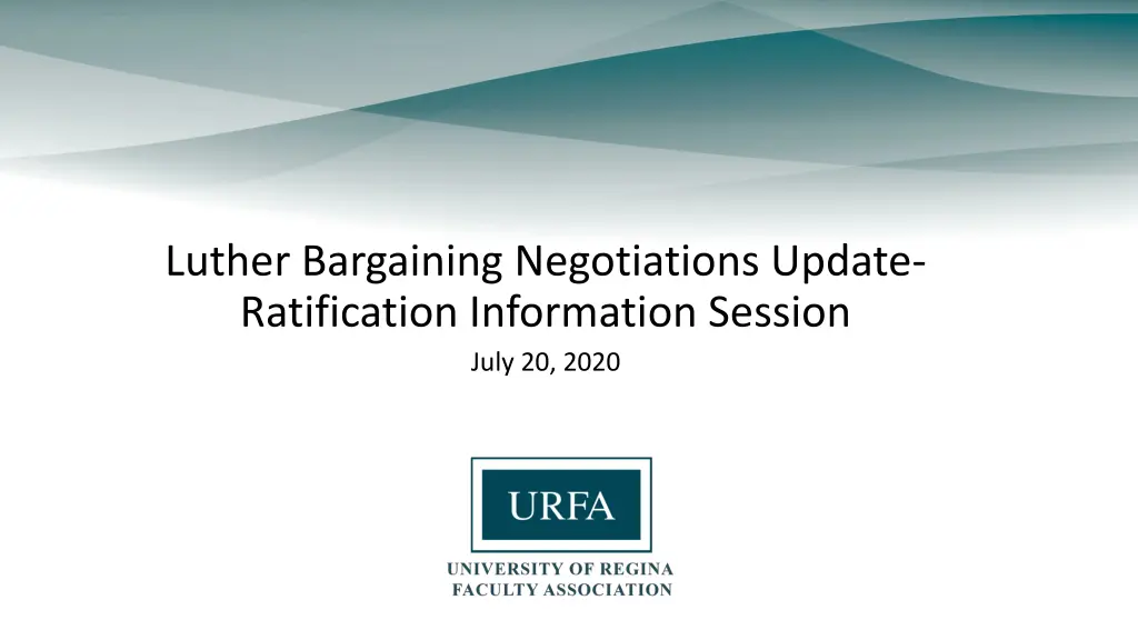 luther bargaining negotiations update n.w