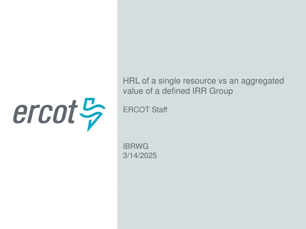 hrl of a single resource vs an aggregated value n.w