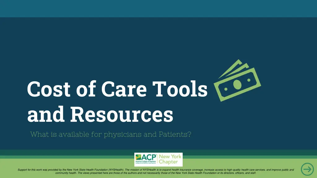 cost of care tools and resources what n.w