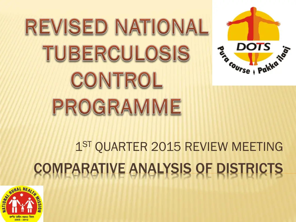 1 st quarter 2015 review meeting n.w