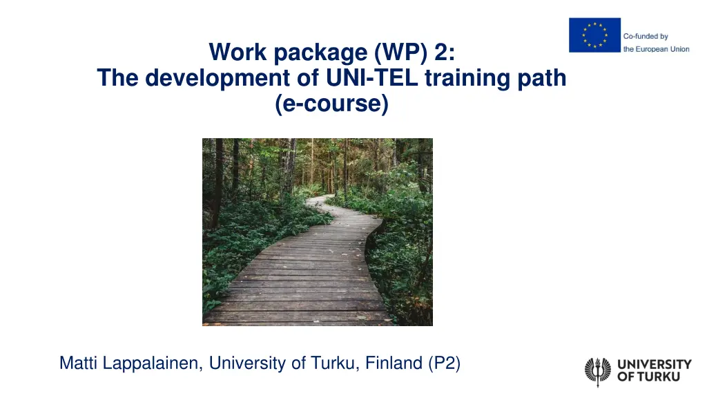 work package wp 2 the development n.w