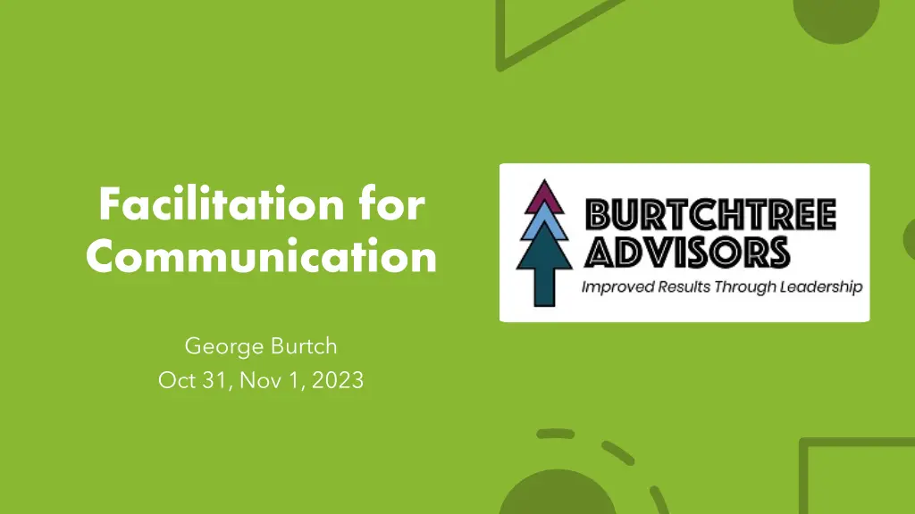 facilitation for communication n.w