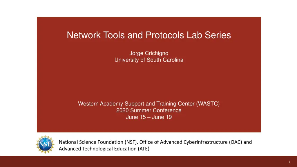 network tools and protocols lab series n.w