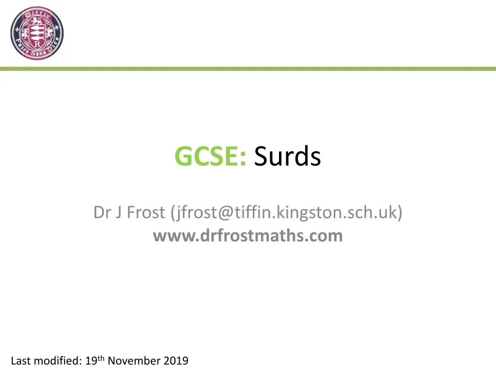 gcse surds n.w