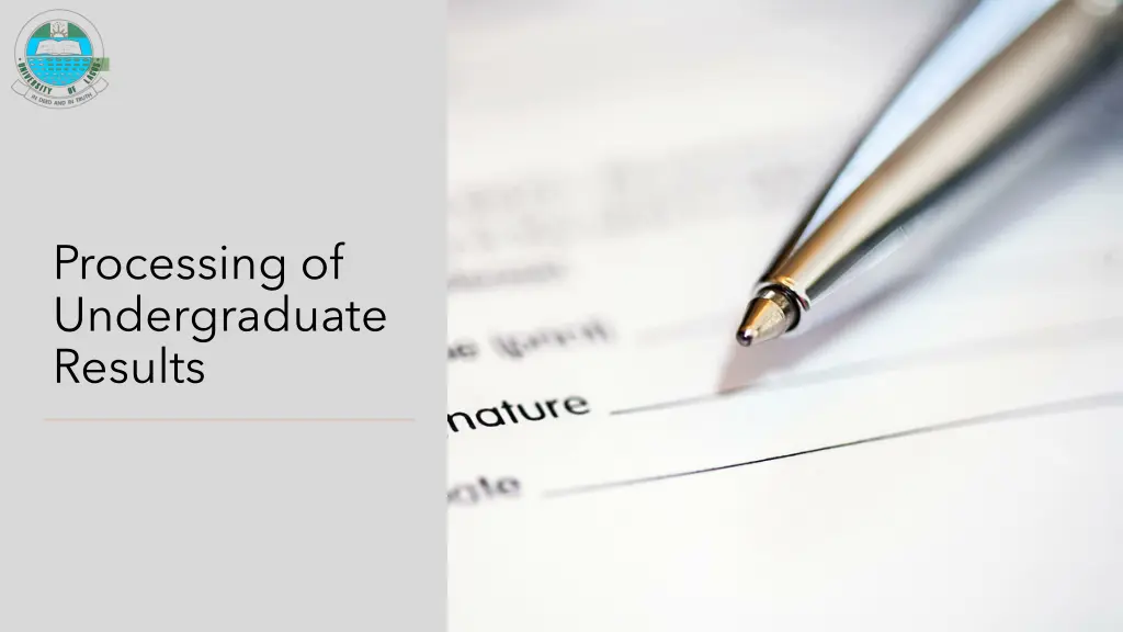 processing of undergraduate results n.w