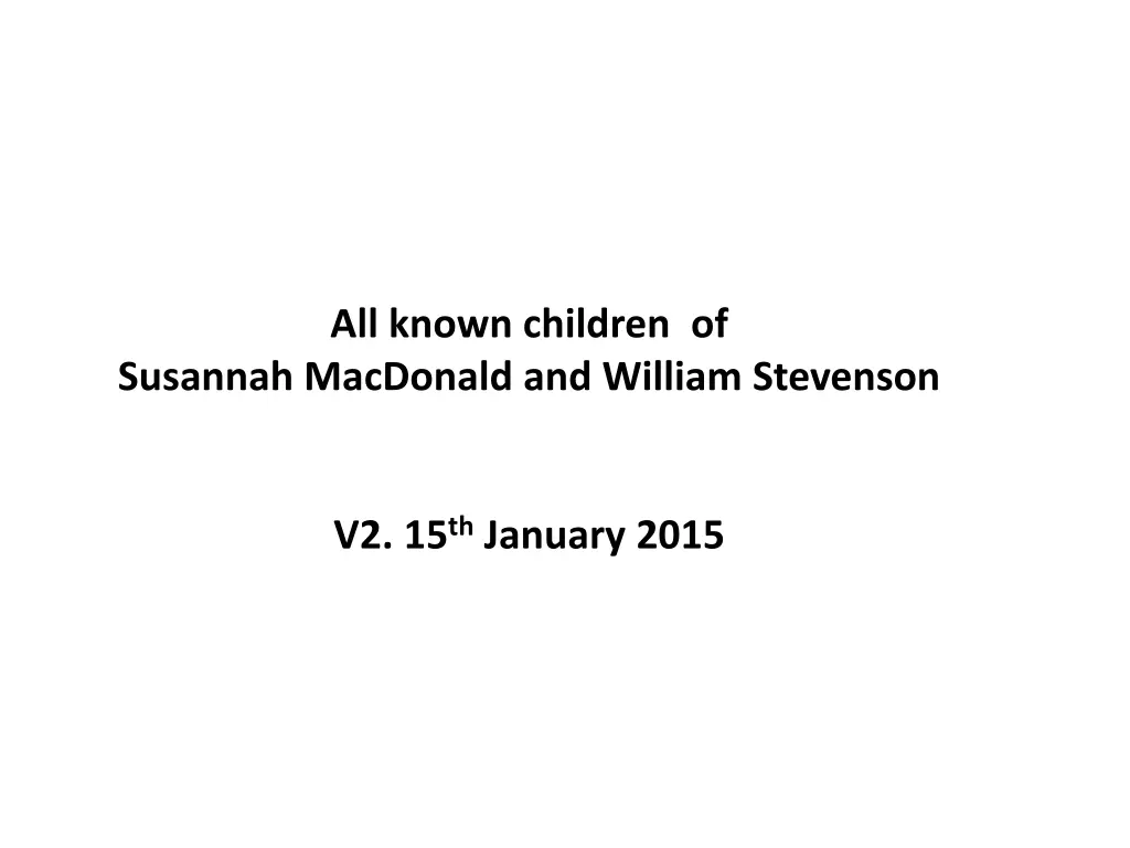 all known children of n.w