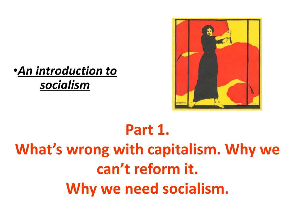 an introduction to socialism n.w