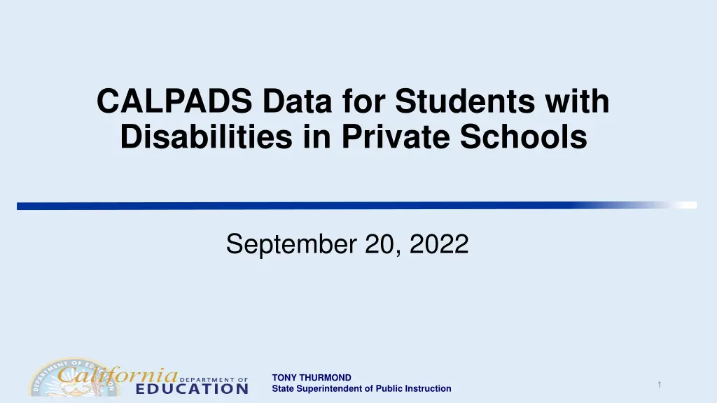 calpads data for students with disabilities n.w