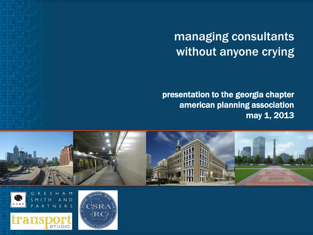 managing consultants without anyone crying n.w