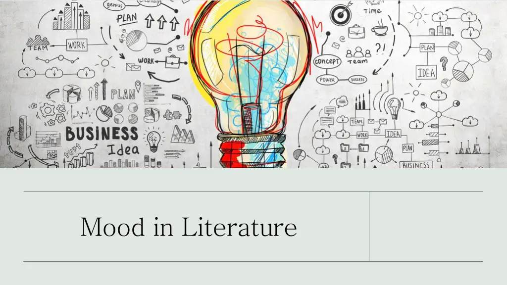 mood in literature n.w