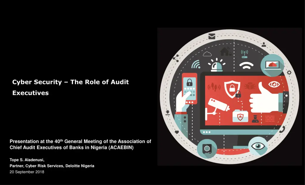 cyber security the role of audit n.w