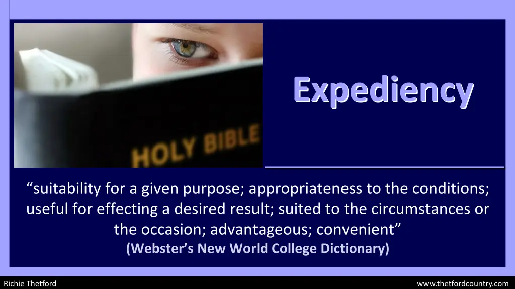 expediency n.w
