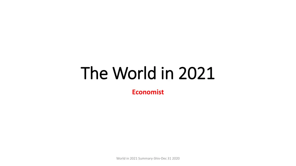 the world in 2021 the world in 2021 n.w