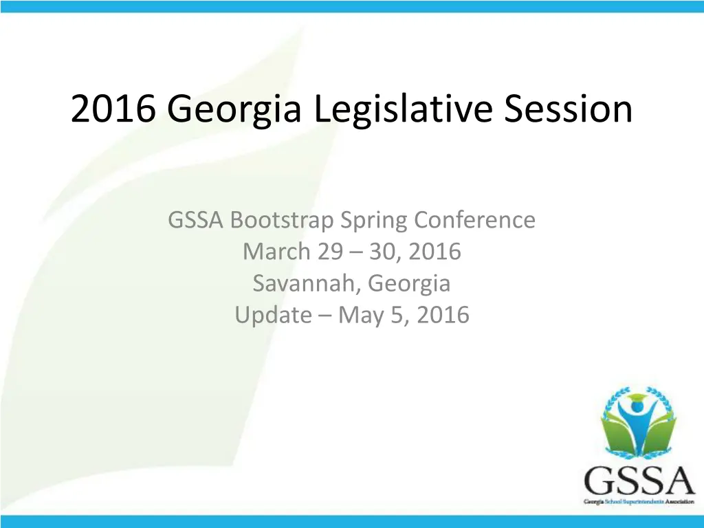 2016 georgia legislative session n.w