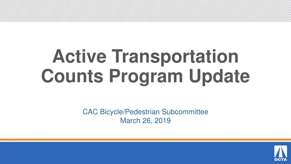 active transportation counts program update n.w
