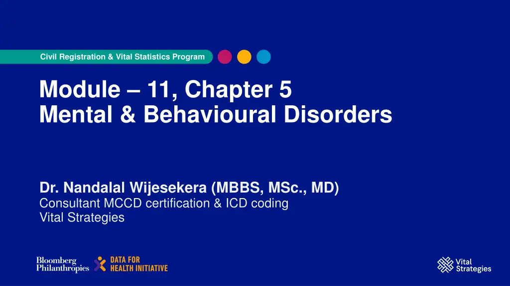 civil registration vital statistics program n.w