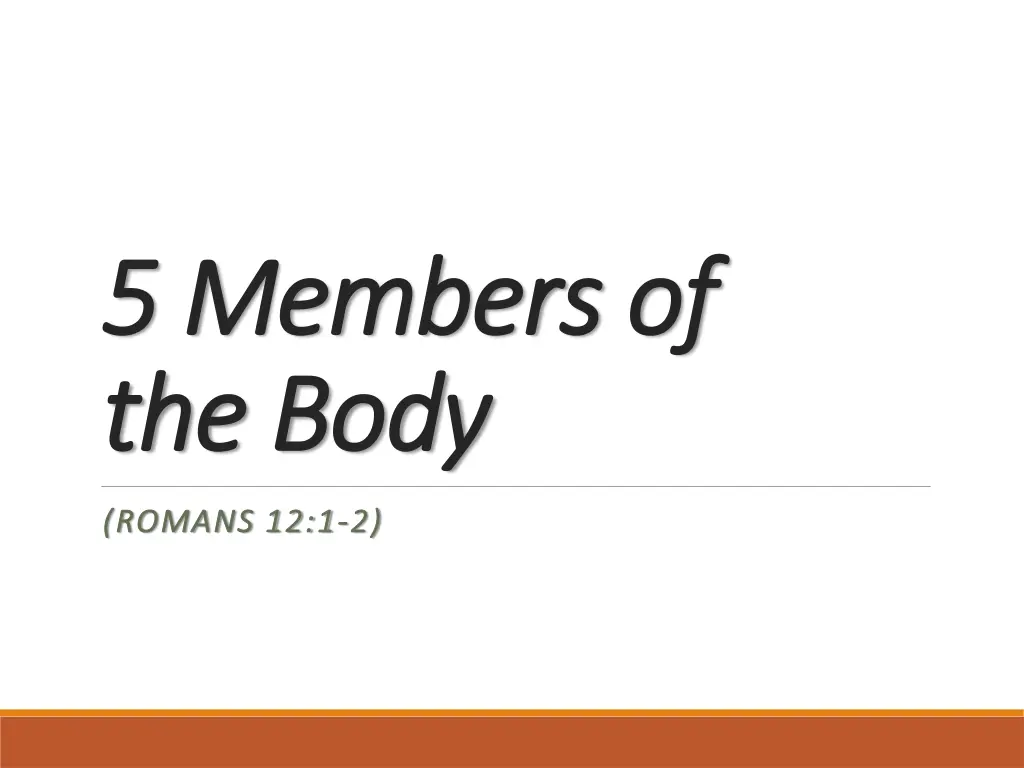 5 members of 5 members of the body the body n.w