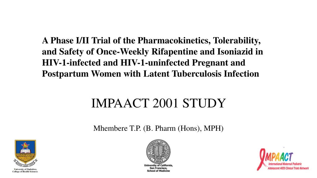 a phase i ii trial of the pharmacokinetics n.w