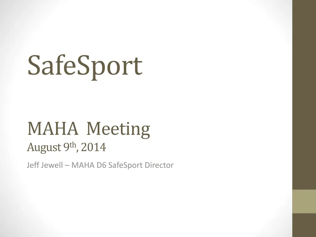 safesport n.w