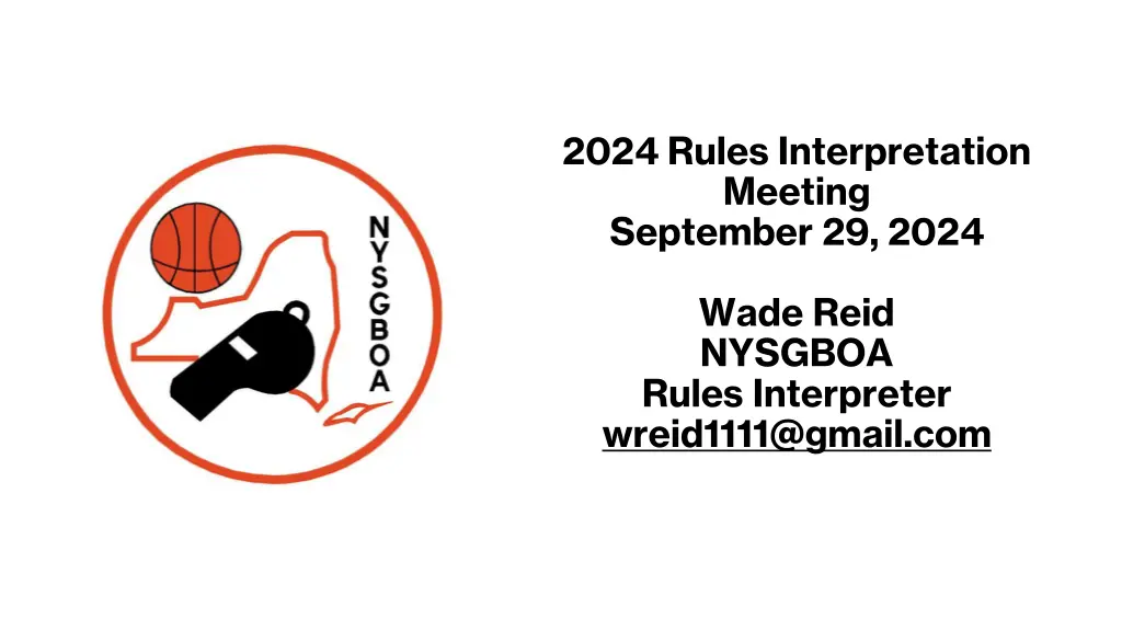 2024 rules interpretation meeting september n.w