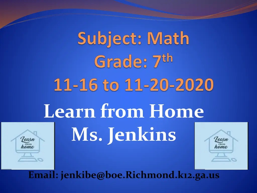 learn from home ms jenkins n.w