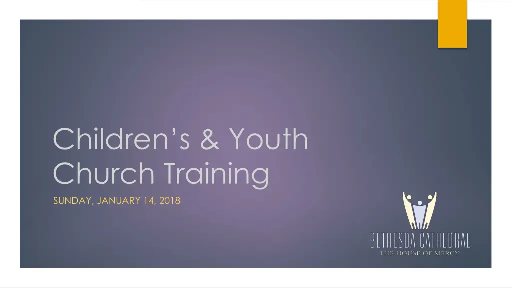 children s youth church training sunday january n.w