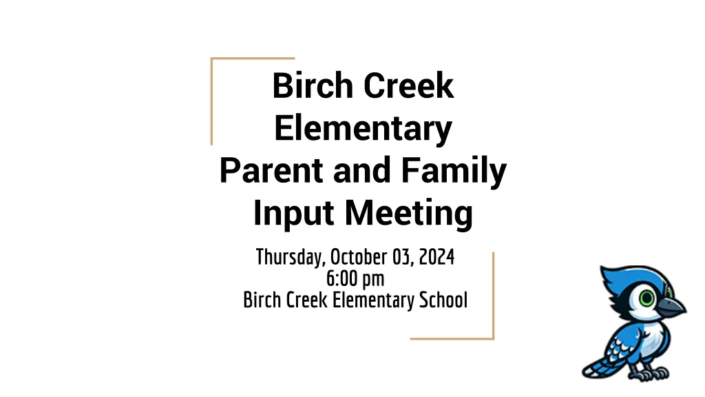 birch creek elementary parent and family input n.w