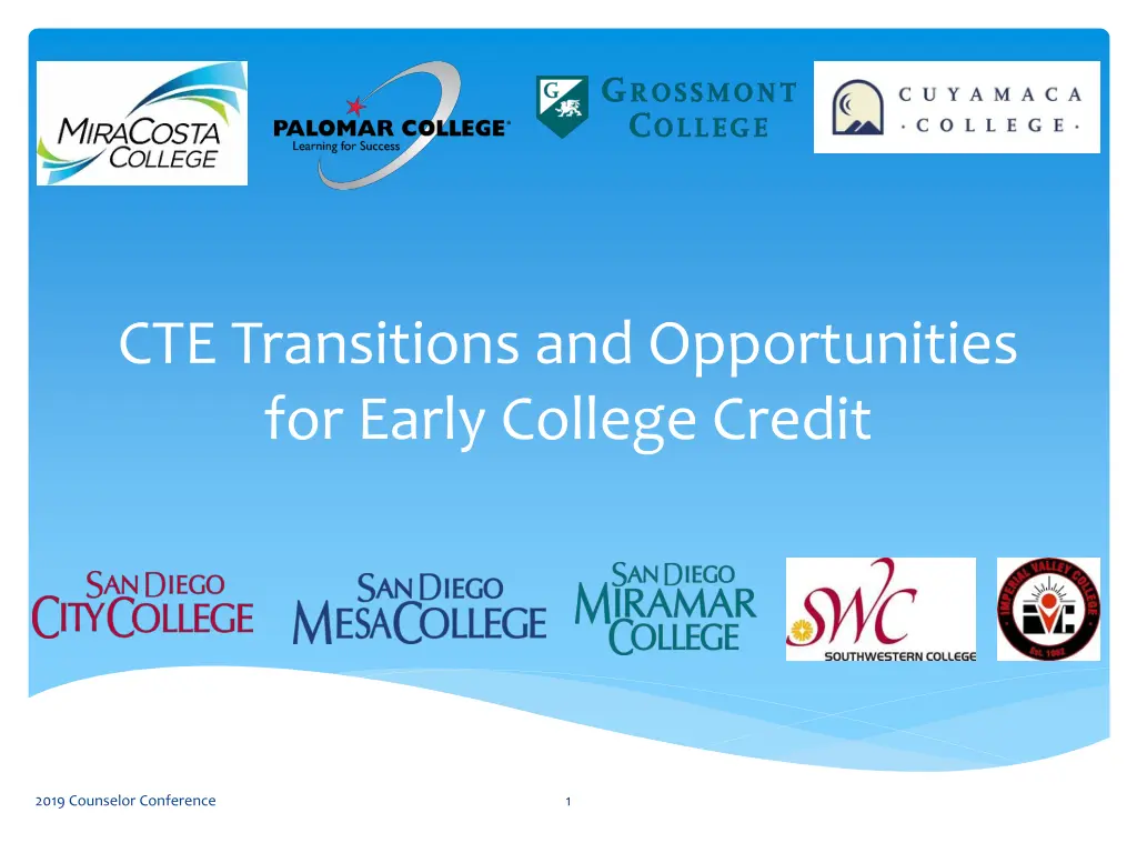 cte transitions and opportunities for early n.w