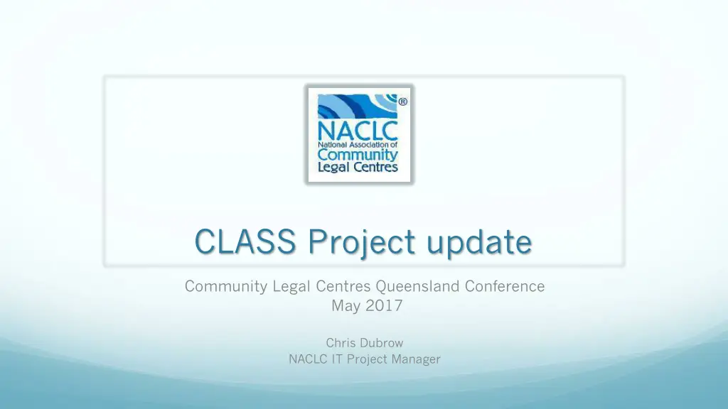 class project update n.w