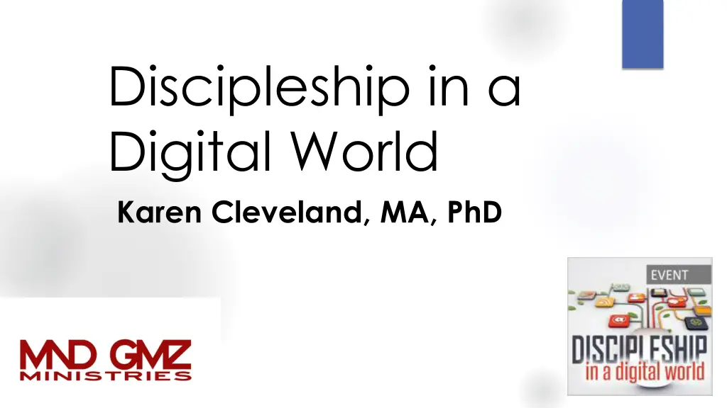 discipleship in a digital world karen cleveland n.w