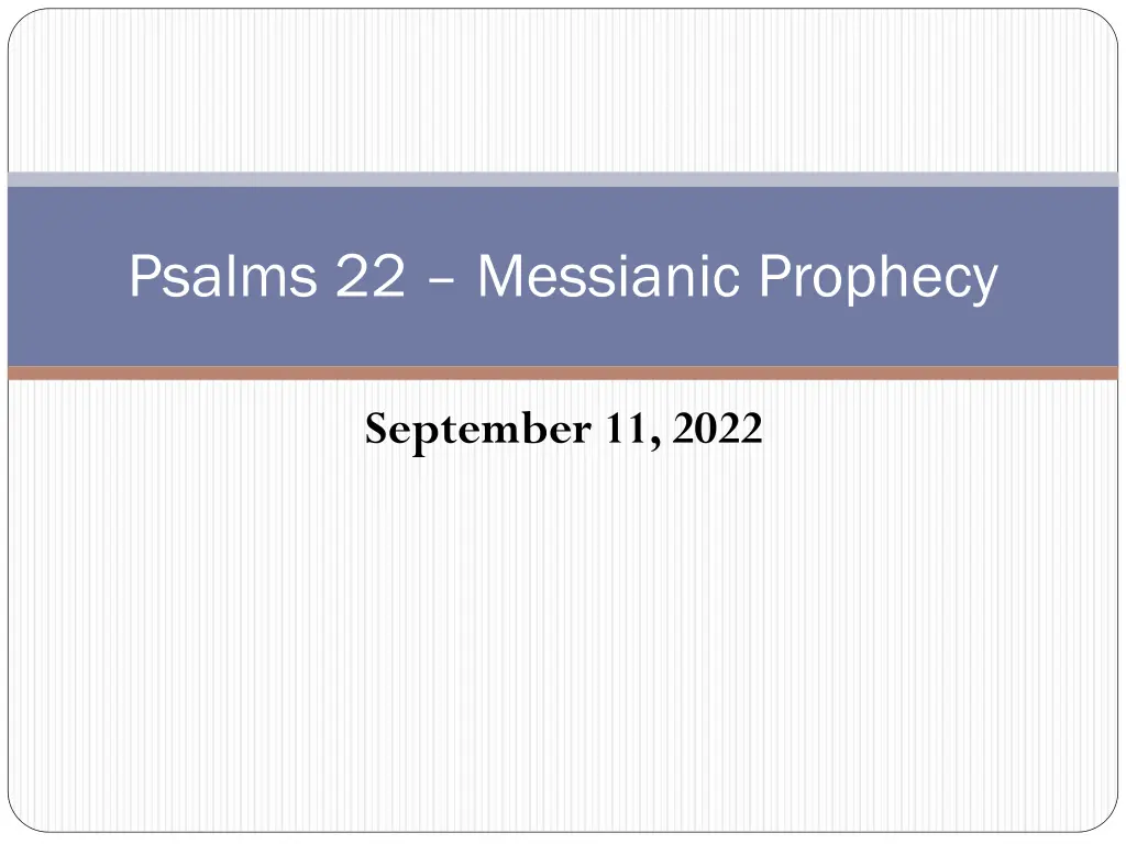 psalms 22 messianic prophecy n.w