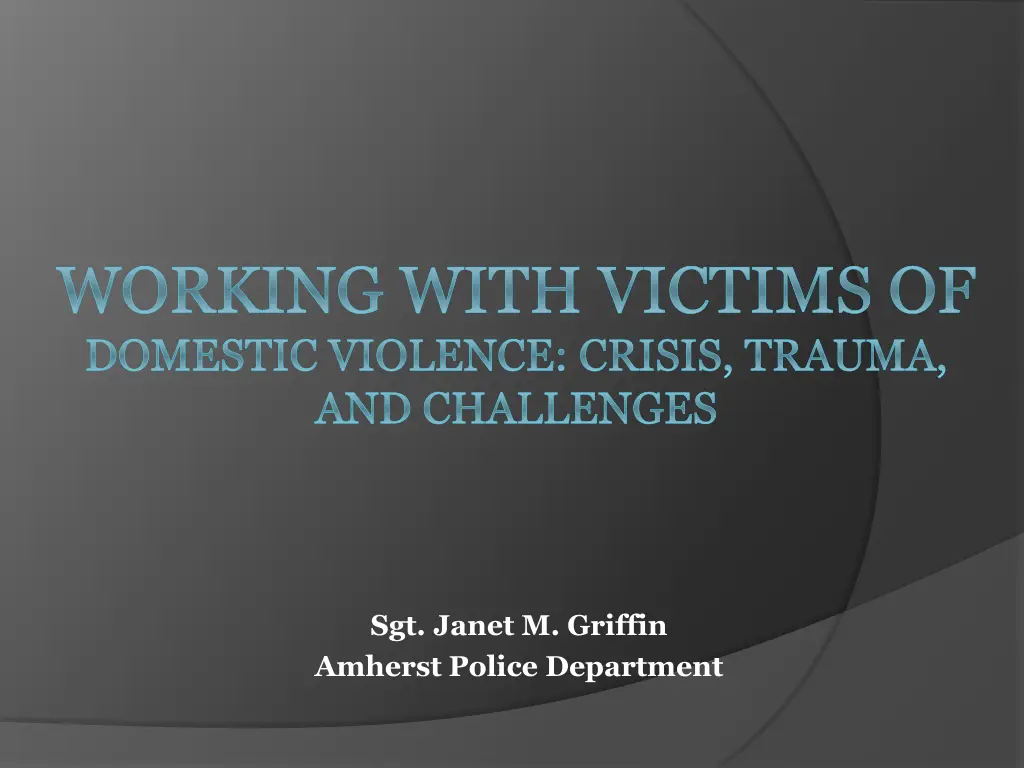 working with victims of domestic violence crisis n.w