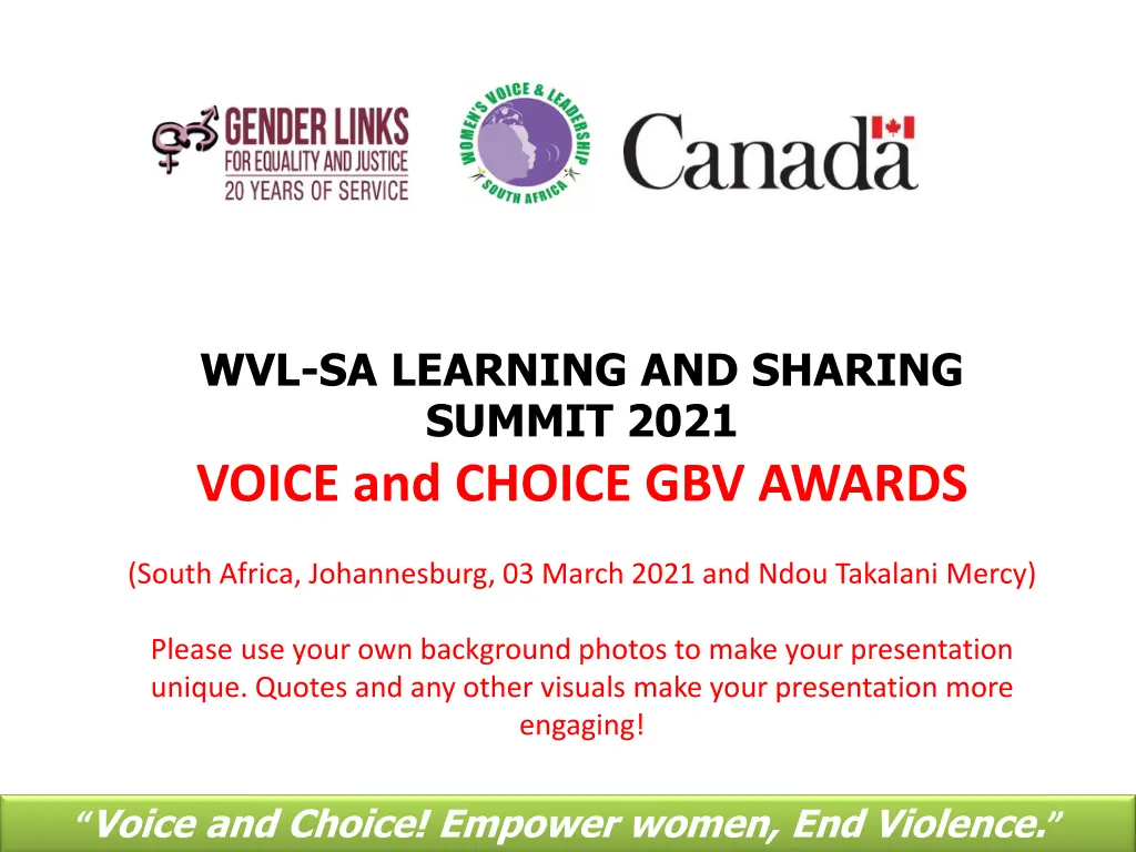 wvl sa learning and sharing summit 2021 voice n.w