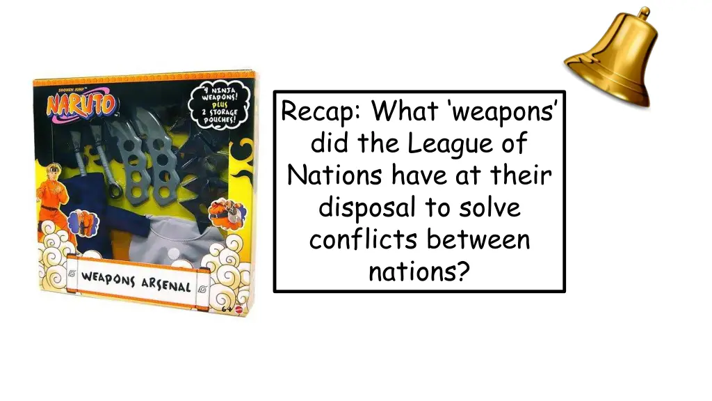 recap what weapons did the league of nations have n.w