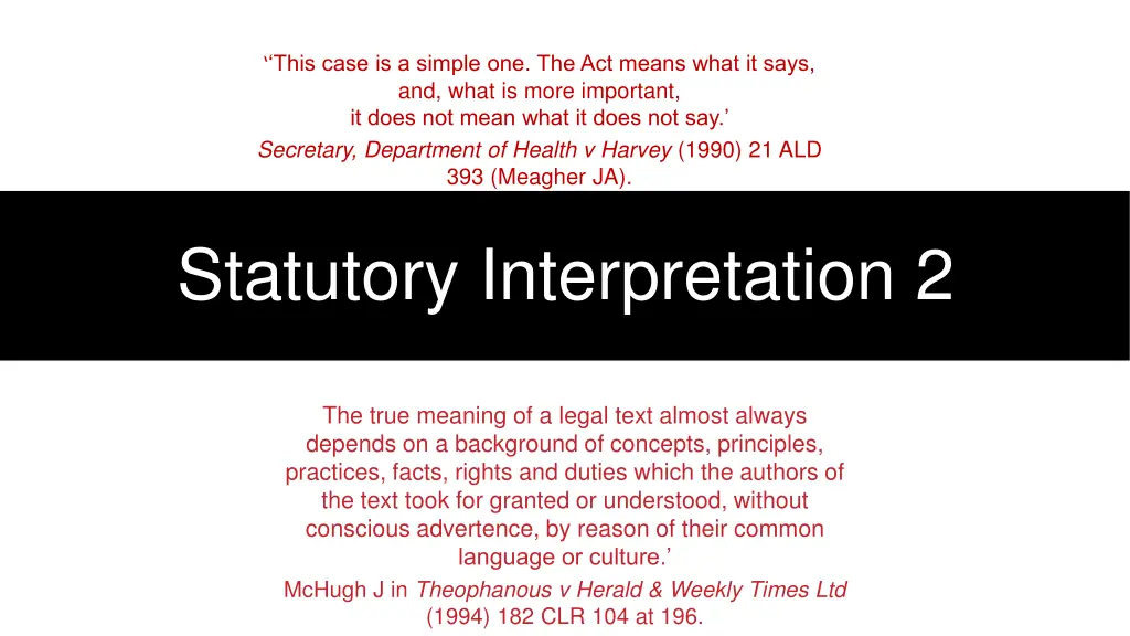 this case is a simple one the act means what n.w