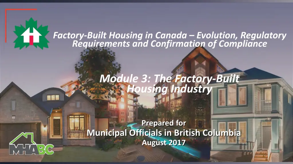 factory built housing in canada evolution n.w