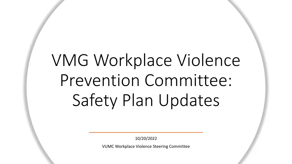 vmg workplace violence prevention committee n.w