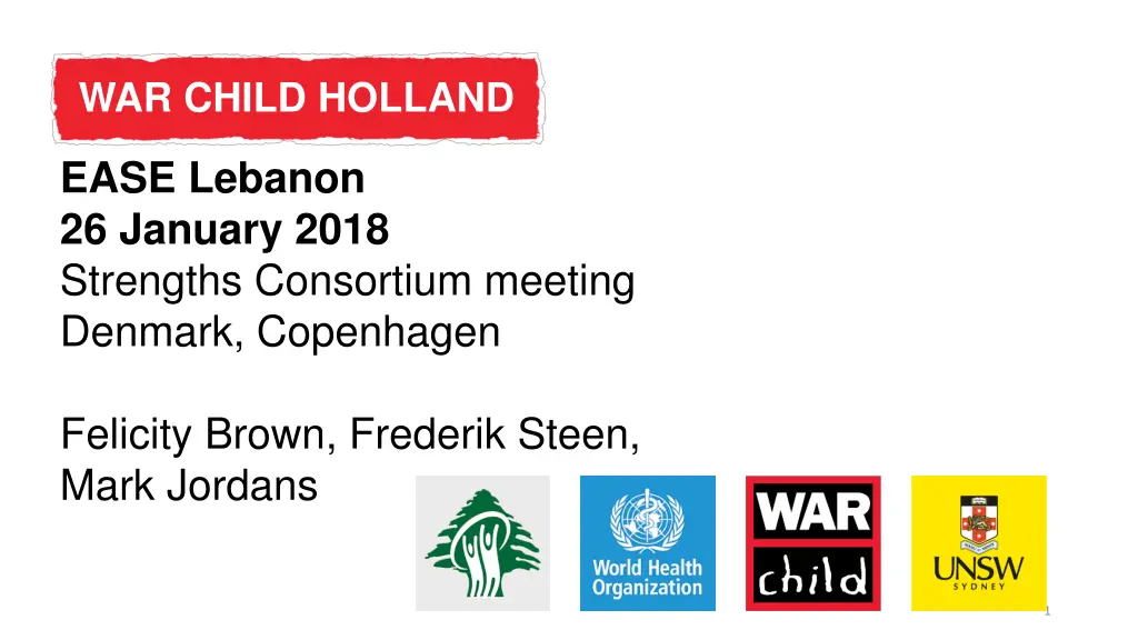 war child holland n.w