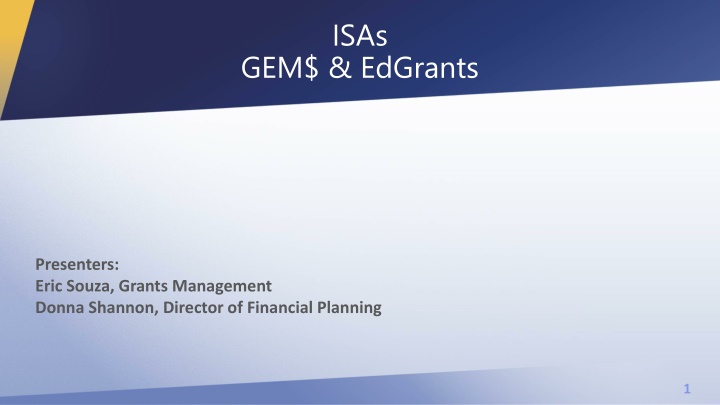 State Agency vs. College/University ISAs in Grants Management