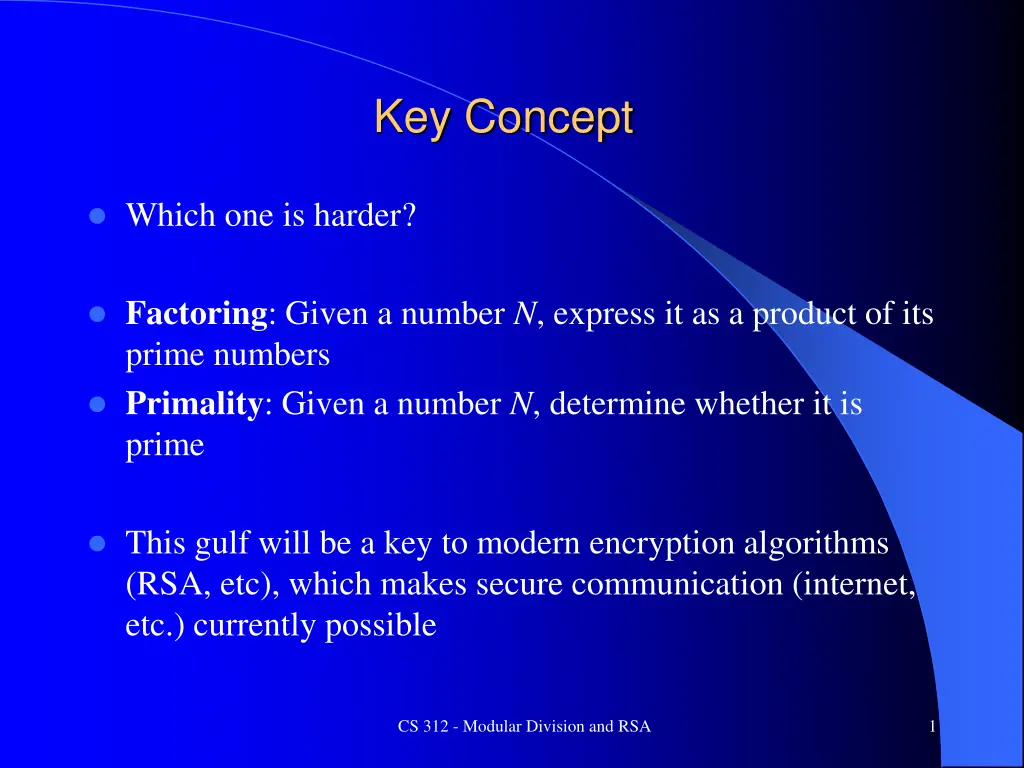 key concept n.w