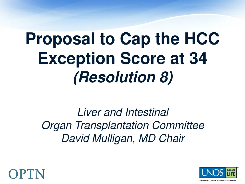 proposal to cap the hcc exception score n.w