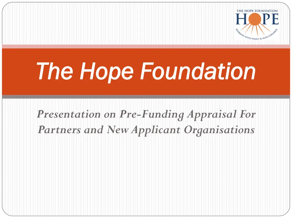 the hope foundation the hope foundation n.w