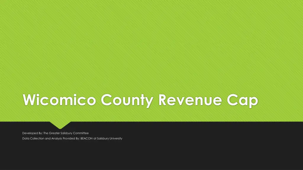 wicomico county revenue cap n.w