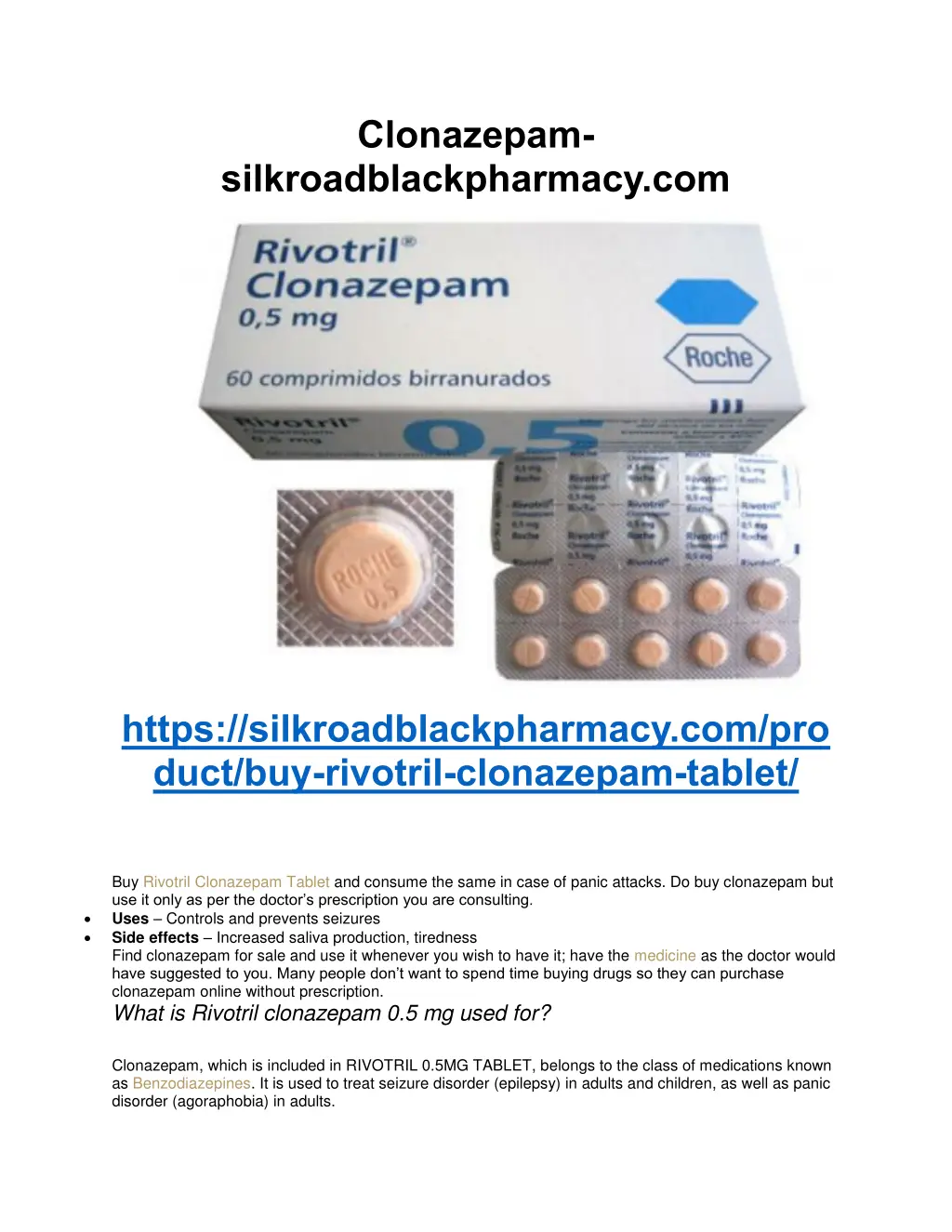 clonazepam n.