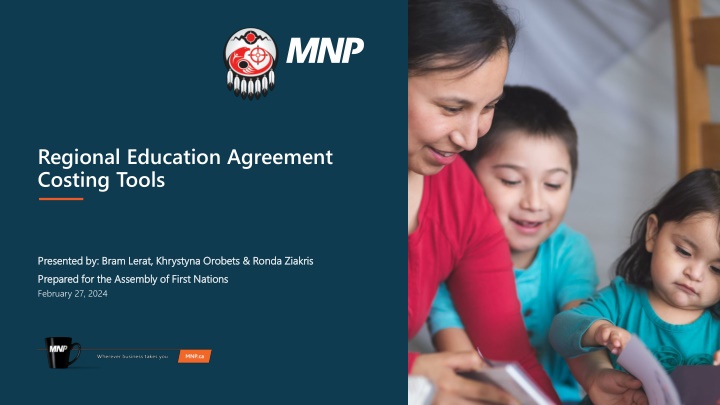Regional Education Agreement Costing Tools Presentation