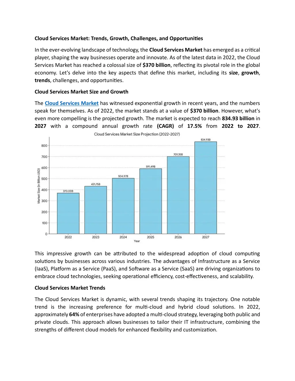 cloud services market trends growth challenges n.