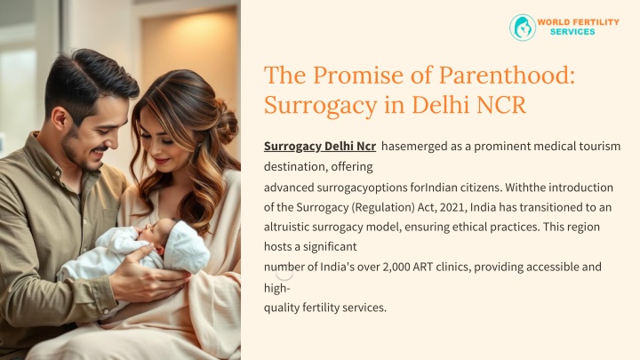 the promise of parenthood surrogacy in delhi ncr n.w