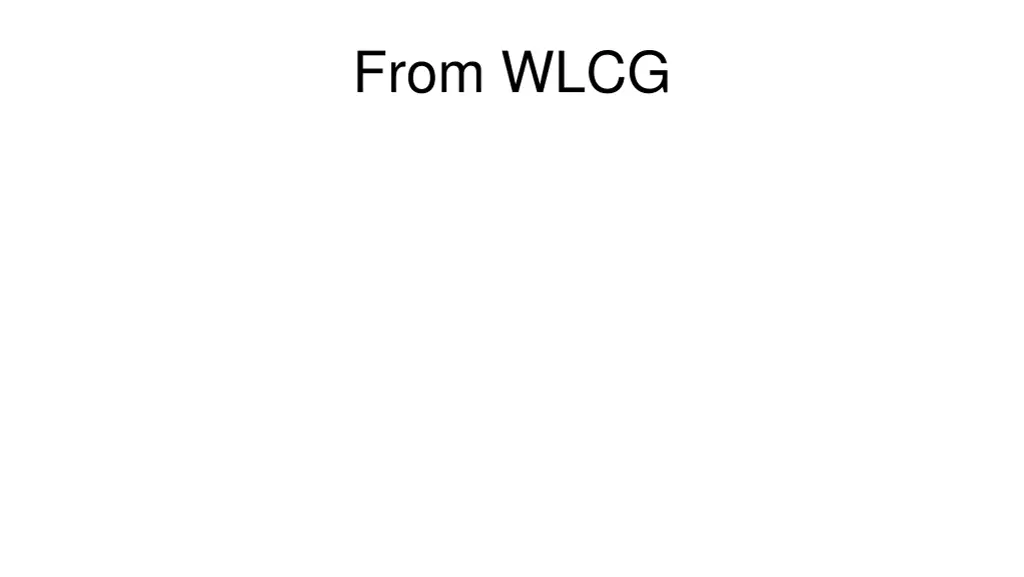 from wlcg n.w